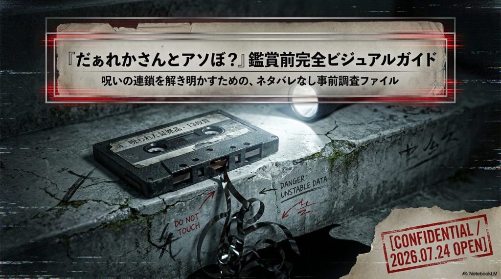 『だぁれかさんとアソぼ？』を見る前に知っておきたい7つのこと｜続編・前作とのつながりをネタバレなし解説