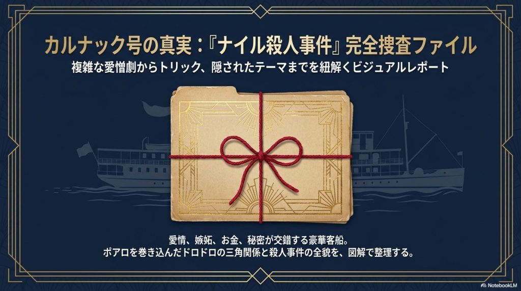 ナイル殺人事件2022の相関図は複雑？犯人や原作違いも